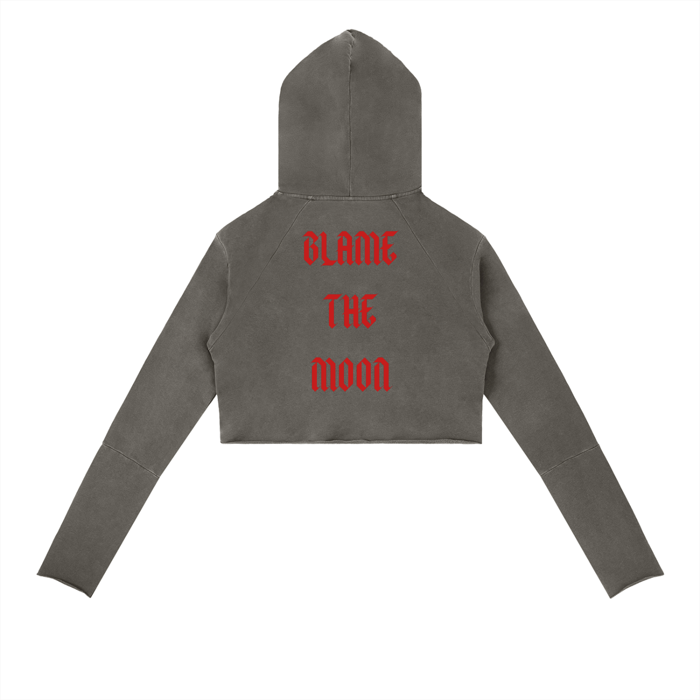 Vintage Washed Raw Edge Hoodie