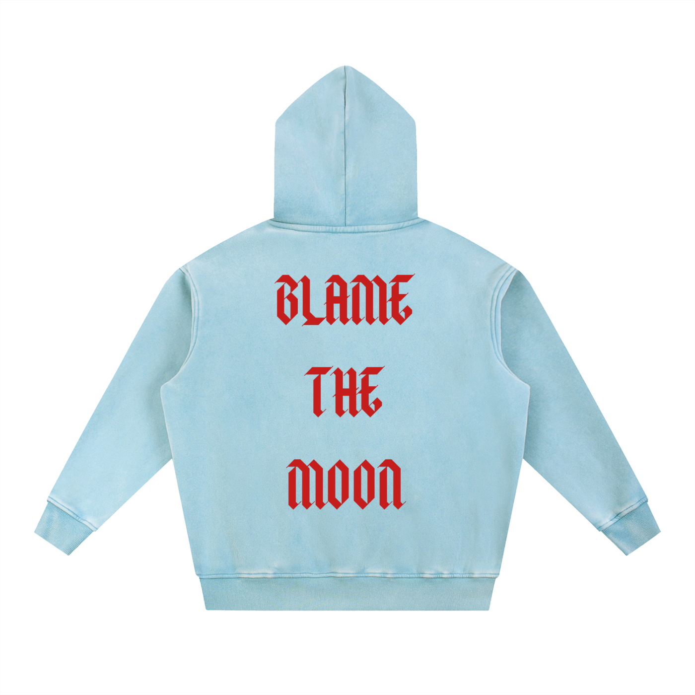 Snow Wash Fleece Oversize Hoodie