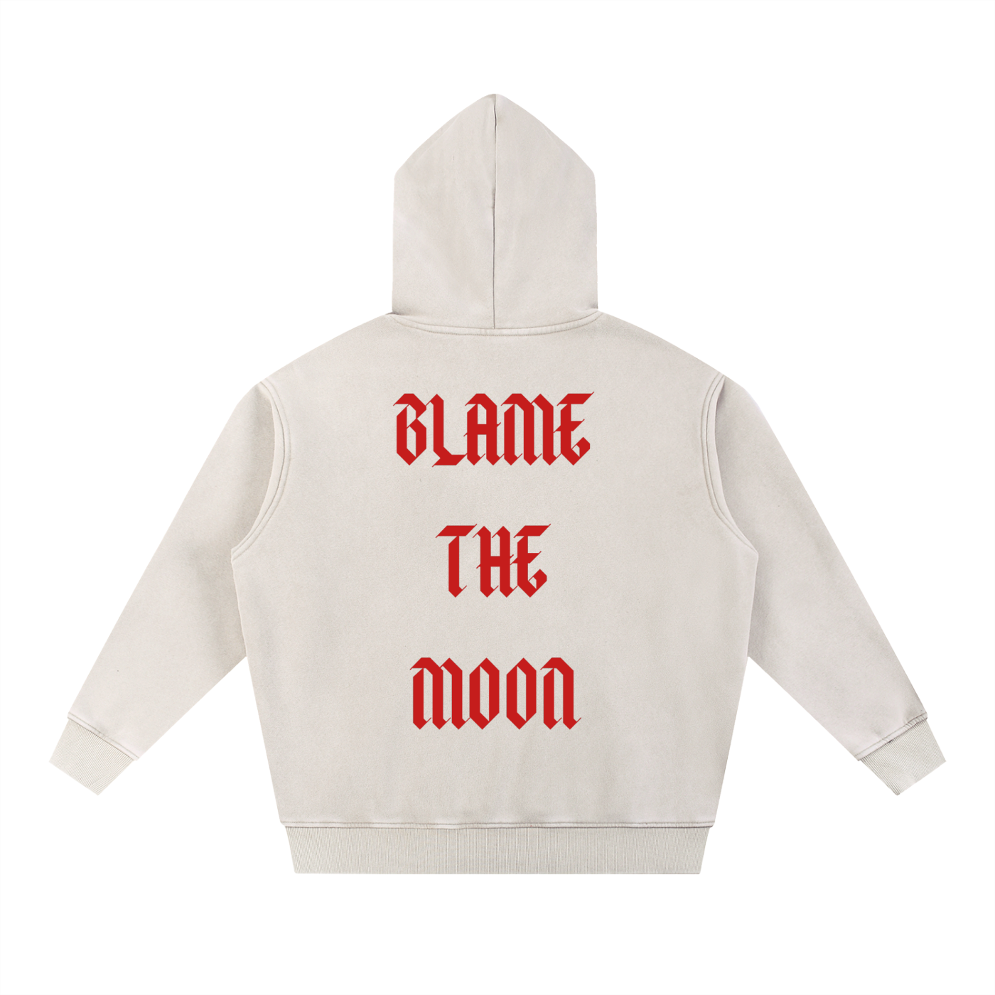 Snow Wash Fleece Oversize Hoodie