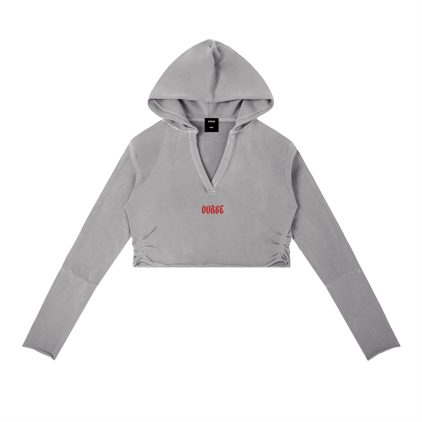 Vintage Washed Raw Edge Hoodie